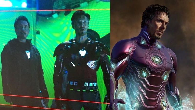 Doctor Strange Memakai Kostum Iron Man di Set Foto Infinity War!