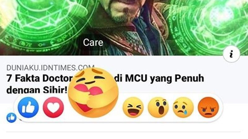 Facebook Punya Emoticon Reaksi Baru Yaitu Peduli, Sudah Coba Belum?