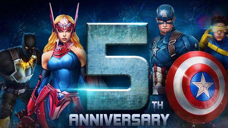 marvel future fight 5th anniversary