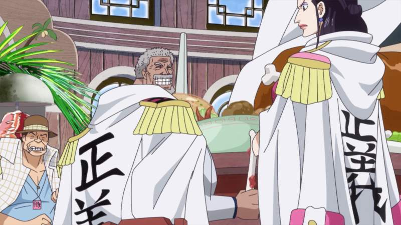 One Piece: 6 Fakta Vice Admiral Gion, Alias Momousagi! 