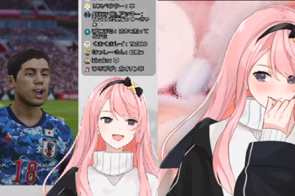 Ada VTuber Baru Main PES 2020! Ini Dia Tsukishita Kaoru dari Holostar!