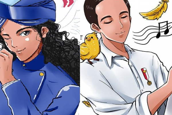 Chancil Sajikan 10 Lagi Fan Art Tokoh Indonesia Bergaya Anime! 