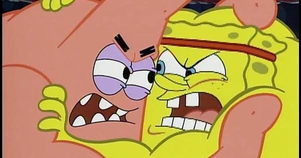 5 Momen Konflik Antara SpongeBob dengan Patrick di Serinya