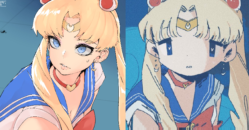 Lukis Usagi Versimu Sendiri, Ini 10 Gambar Meme Sailor Moon Redraw!