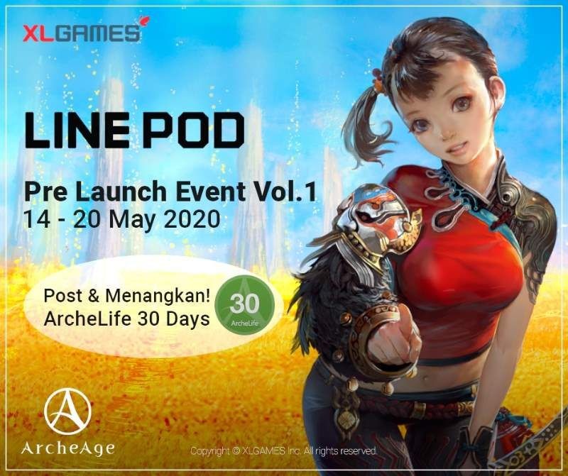 Game ArcheAge Hadir di Asia Tenggara melalui LINE POD! 