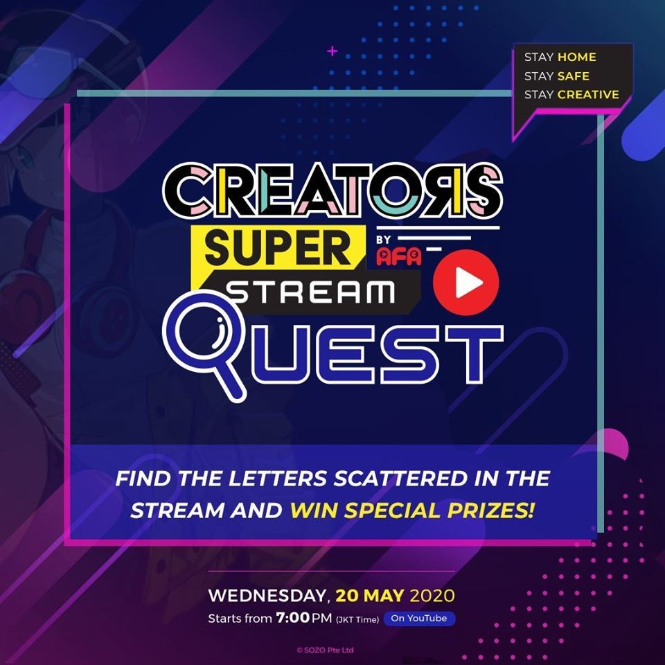 Creators Super Stream, Event Creators Super Fest Hadir Secara Online!