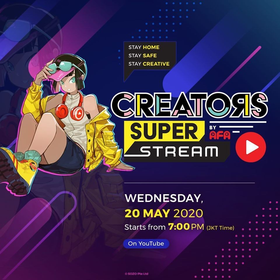 Creators Super Stream, Event Creators Super Fest Hadir Secara Online!