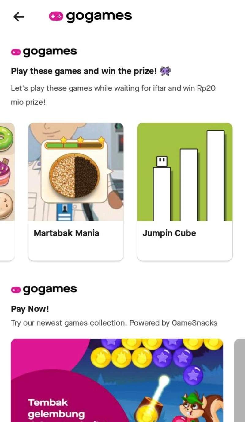 Maingame.com Hadir dalam Layanan GoGames dari Gojek!