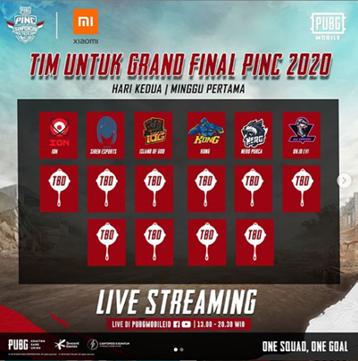 6 Tim Playoff Pekan Pertama Berhasil Lolos Ke Grand Final PINC 2020!