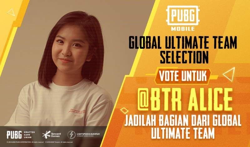 PUBG Mobile Global Ultimate Team Selection, Kompetisi untuk Influencer