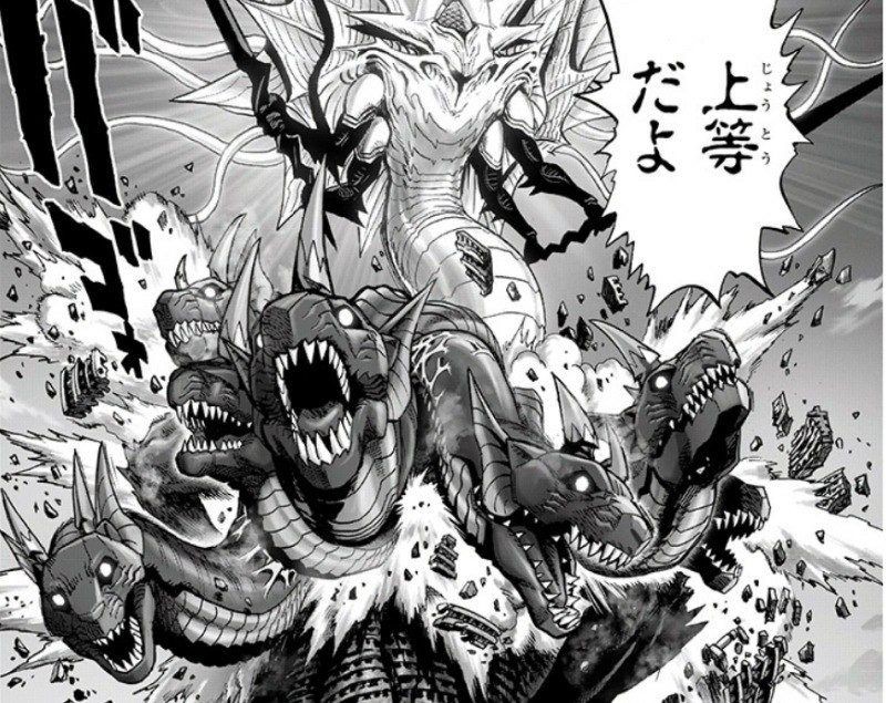 One Punch Man 132 Lanjutan Pertempuran Psykos-Orochi dan Tatsumaki! 