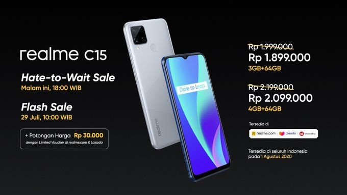 Rilis di Indonesia, Ini Dia Fakta-Fakta Realme C15! 