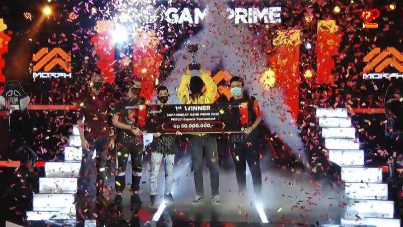 Baparekraf Game Prime 2020 Ditutup dengan Kemenangan Morph Team!