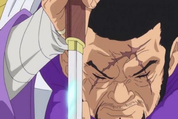 5 Fakta Yakuza Kasen One Piece, Pedang Fujitora!