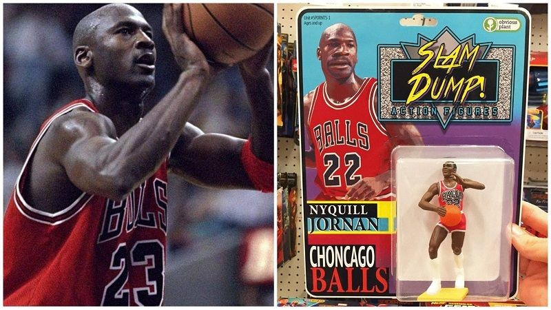 Michael Jordan slam dump