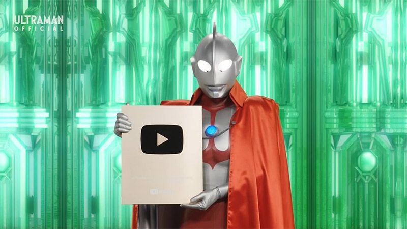 Dapat Gold Play Button, Ultraman Berterima Kasih ke Subscriber YouTube