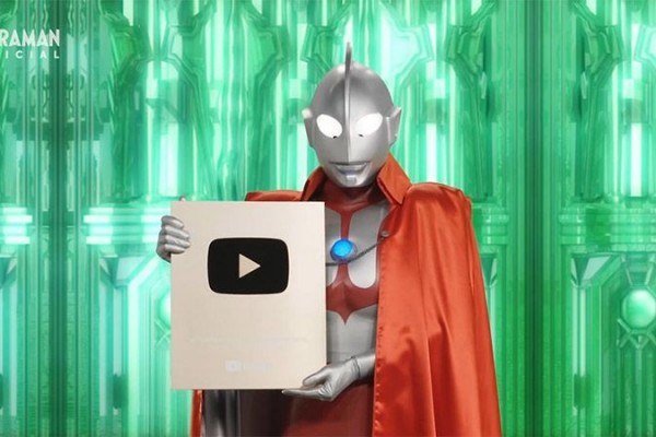 Dapat Gold Play Button, Ultraman Berterima Kasih ke Subscriber YouTube