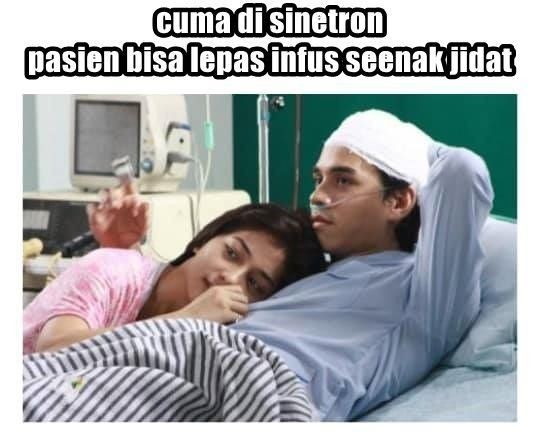 10 Meme Adegan Rumah Sakit di Sinetron yang Bikin Ngakak Abis 