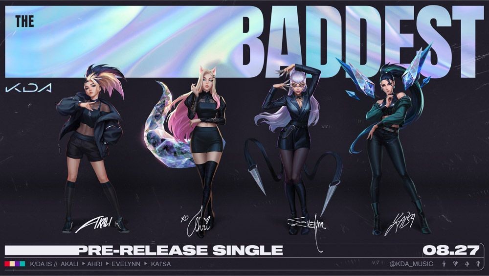 K/DA League of Legends Menjadi Bad Girl Lewat Single The Baddest