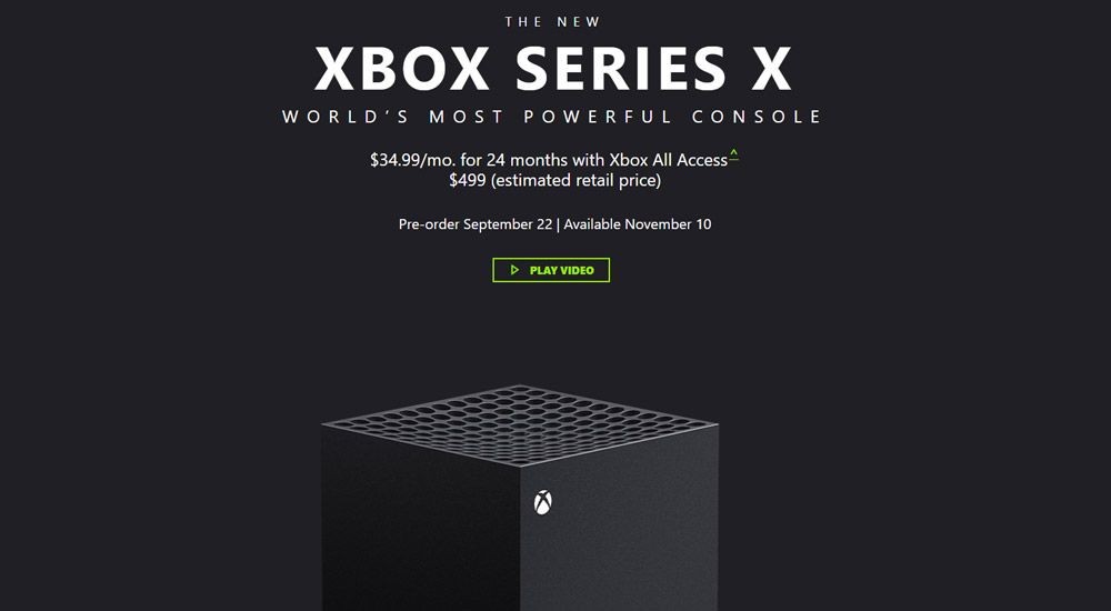 Harga Xbox Series X Terungkap! Sekitar 7,3 Juta Rupiah?