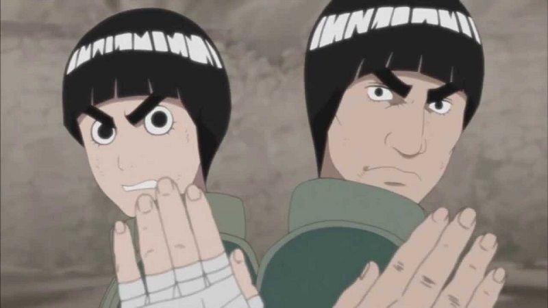 rock lee might guy