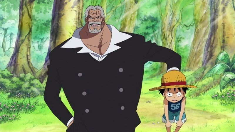 3 Kesalahan Garp yang Bikin Luffy Jadi Bajak Laut di One Piece