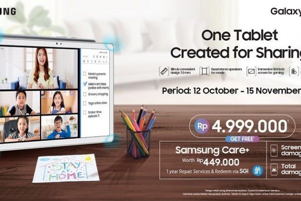 Ringan dan Kuat, Samsung Galaxy Tab A7 Telah Tersedia di Indonesia!