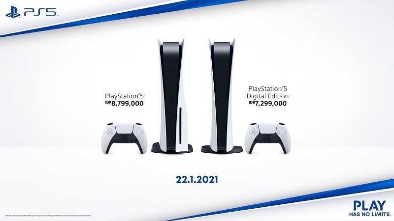 PlayStation Asia Umumkan Harga PS5 untuk Indonesia! 7 Sampai 8 Jutaan?