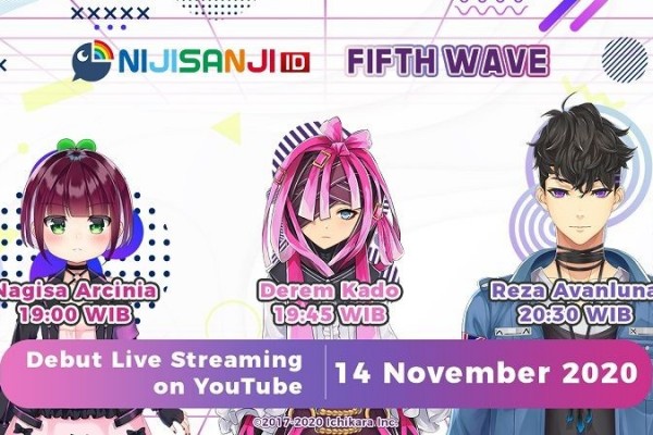 Virtual Liver Baru NIJISANJI ID Bakalan Debut 14 November 2020!