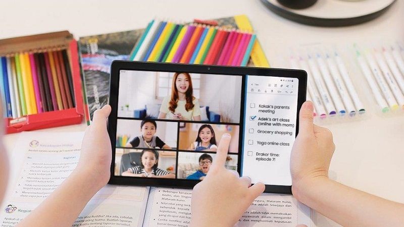 Buat Fokus Belajar dan Seru Pas Main, Ini Fitur Samsung Galaxy Tab A7!