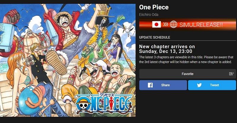 One Piece 998 Baru Akan Rilis Resmi 13 Desember di Manga Plus!