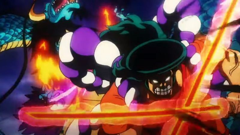 Zoro Masih Belum Melepas Kekuatan Penuh Enma di One Piece Bab 1001?