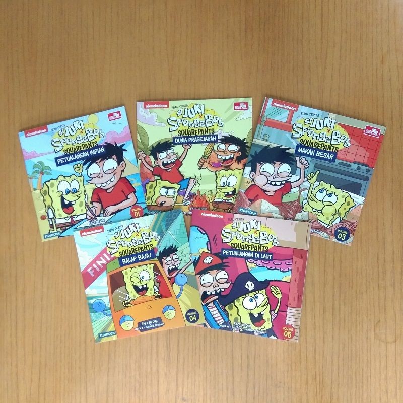 Hari Ini, Seri Buku Cerita Si Juki x SpongeBob Squarepants Rilis!