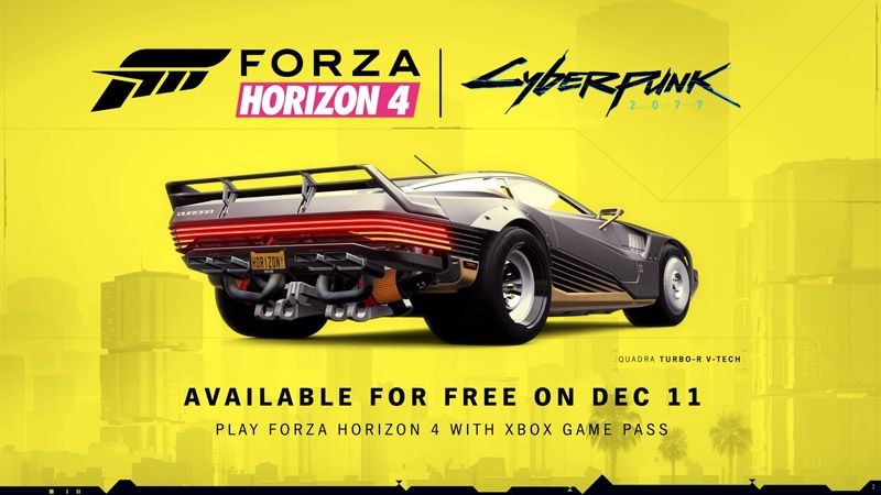 Begini Cara Dapetin Mobil Cyberpunk 2077 di Forza Horizon 4!