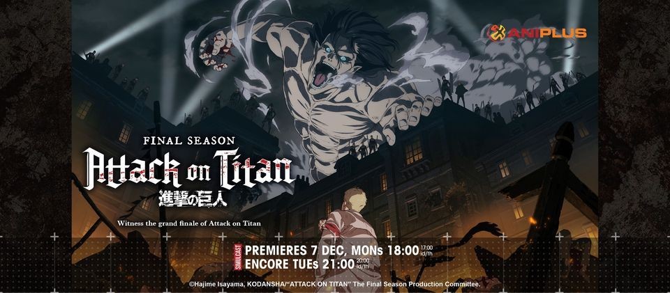 Attack on Titan Final Season Aniplus Asia