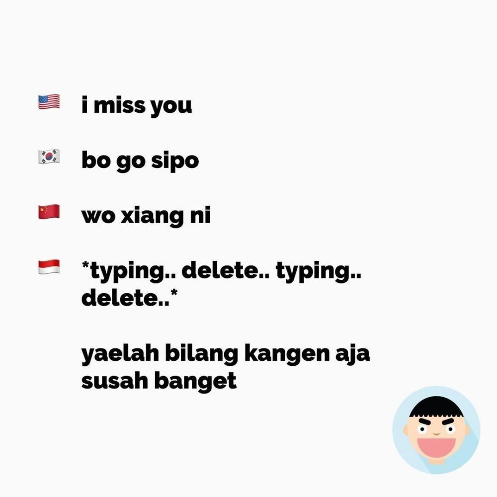 Meme Kebiasaan Chat Orang Indonesia vs Luar Negeri