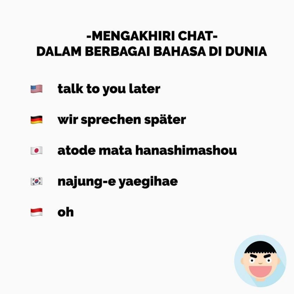 Meme Kebiasaan Chat Orang Indonesia vs Luar Negeri