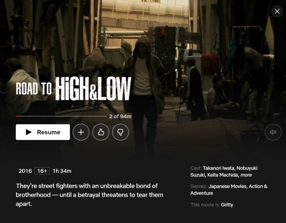 Bingung? Ini Urutan Nonton Seri High and Low di Netflix! 