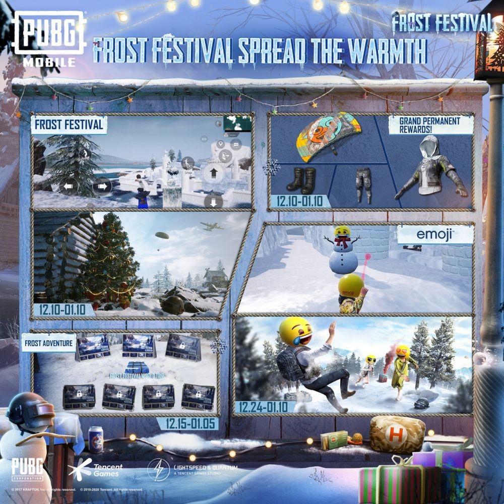 Angkat Tema Musim Dingin, Ini Dia PUBG Mobile Frost Festival!