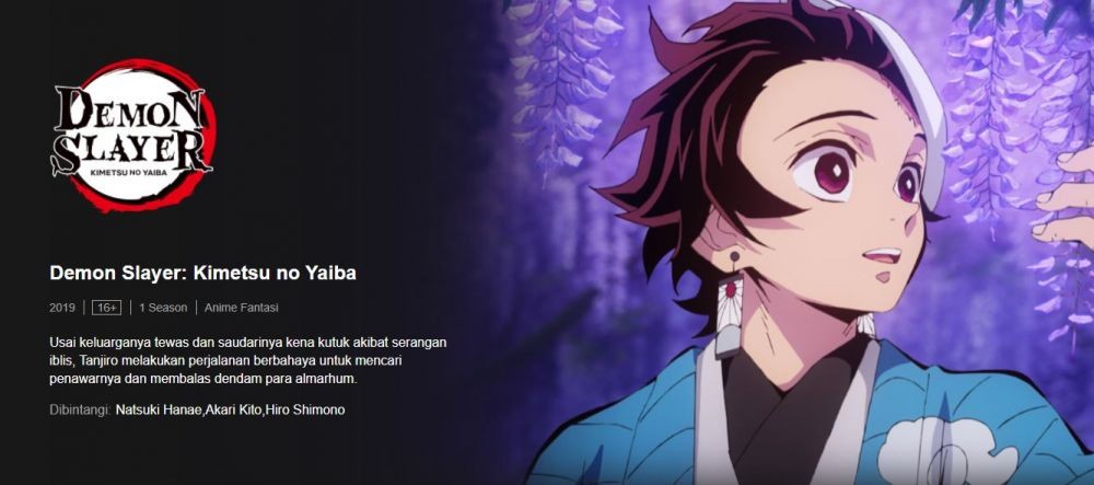 Tersedia Gratis! Serial Anime Kimetsu no Yaiba Ditayangkan di iQIYI