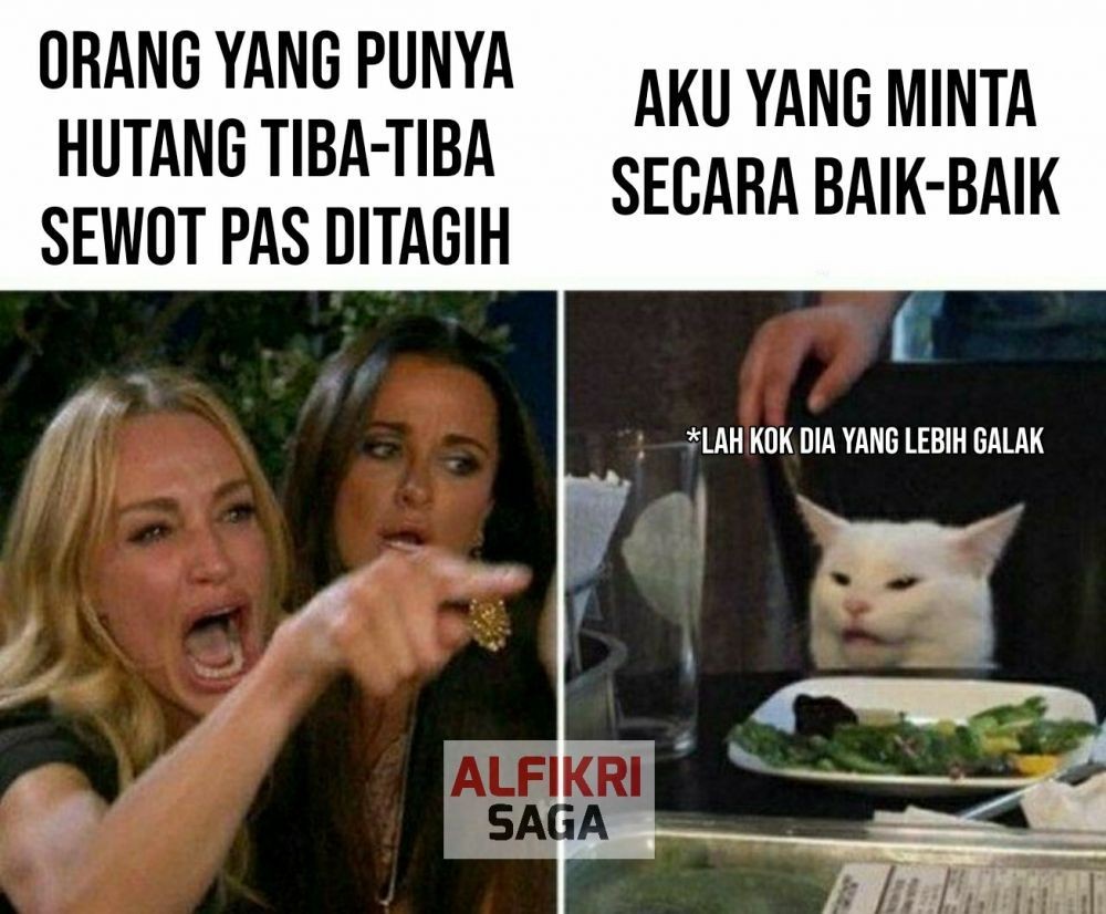 Bikin Jengkel Banget! Ini 9 Meme Drama Menagih Hutang