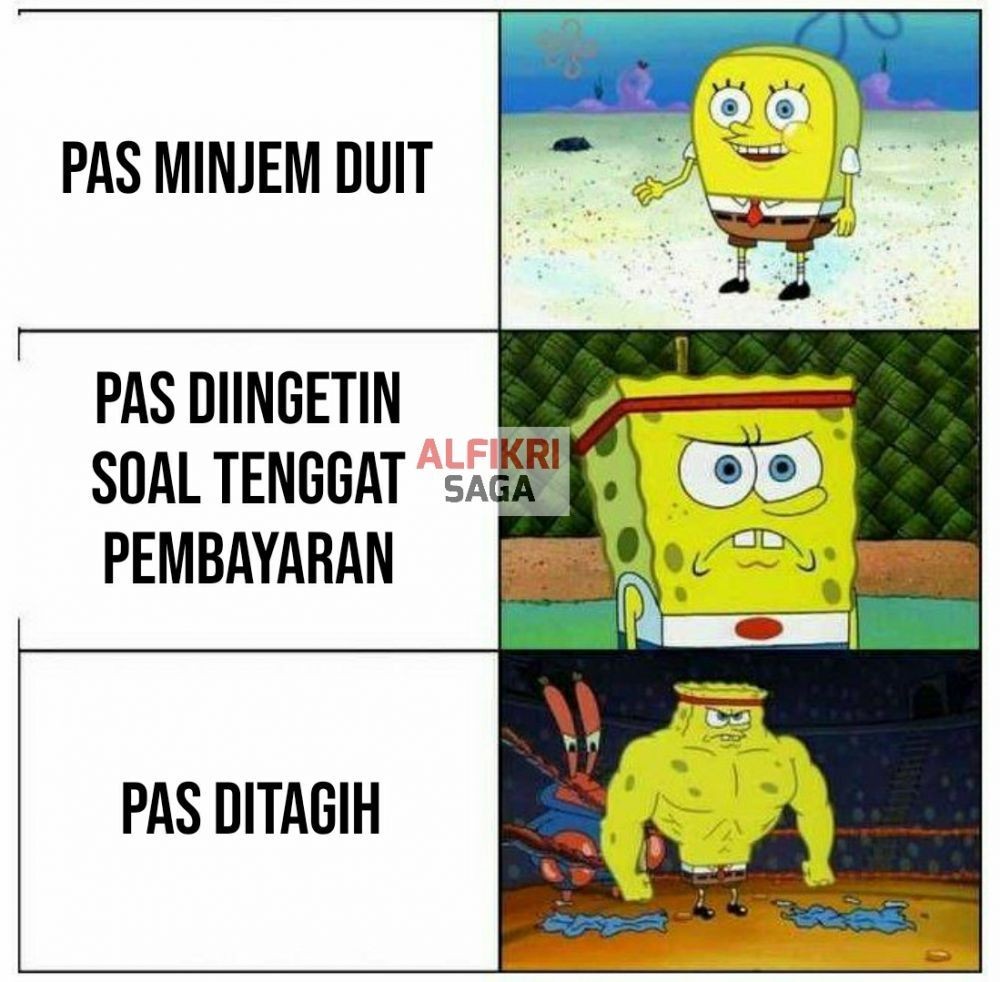 Bikin Jengkel Banget! Ini 9 Meme Drama Menagih Hutang