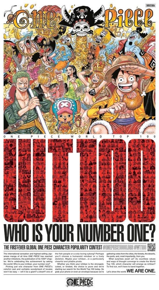 Rayakan Bab 1000, One Piece Buka Polling Karakter Global!