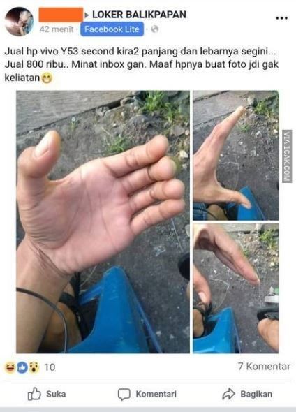 Kocak Banget! Ini 10 Postingan Jual HP yang Bikin Pembelinya Keheranan