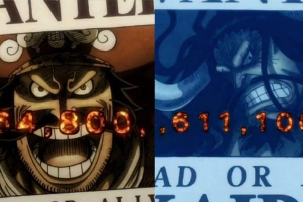 6 Potret Bounty Raja Bajak Laut dan Yonkou di One Piece Episode 958!