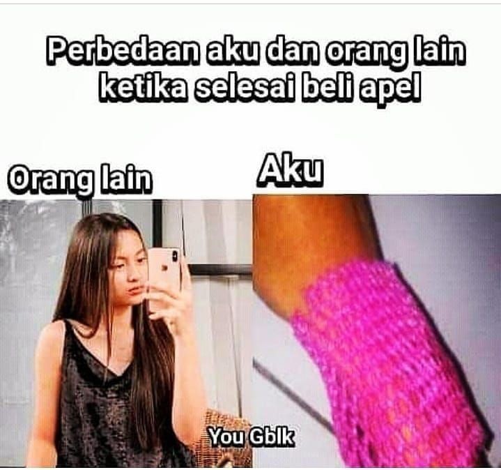 meme nasib kurang beruntung