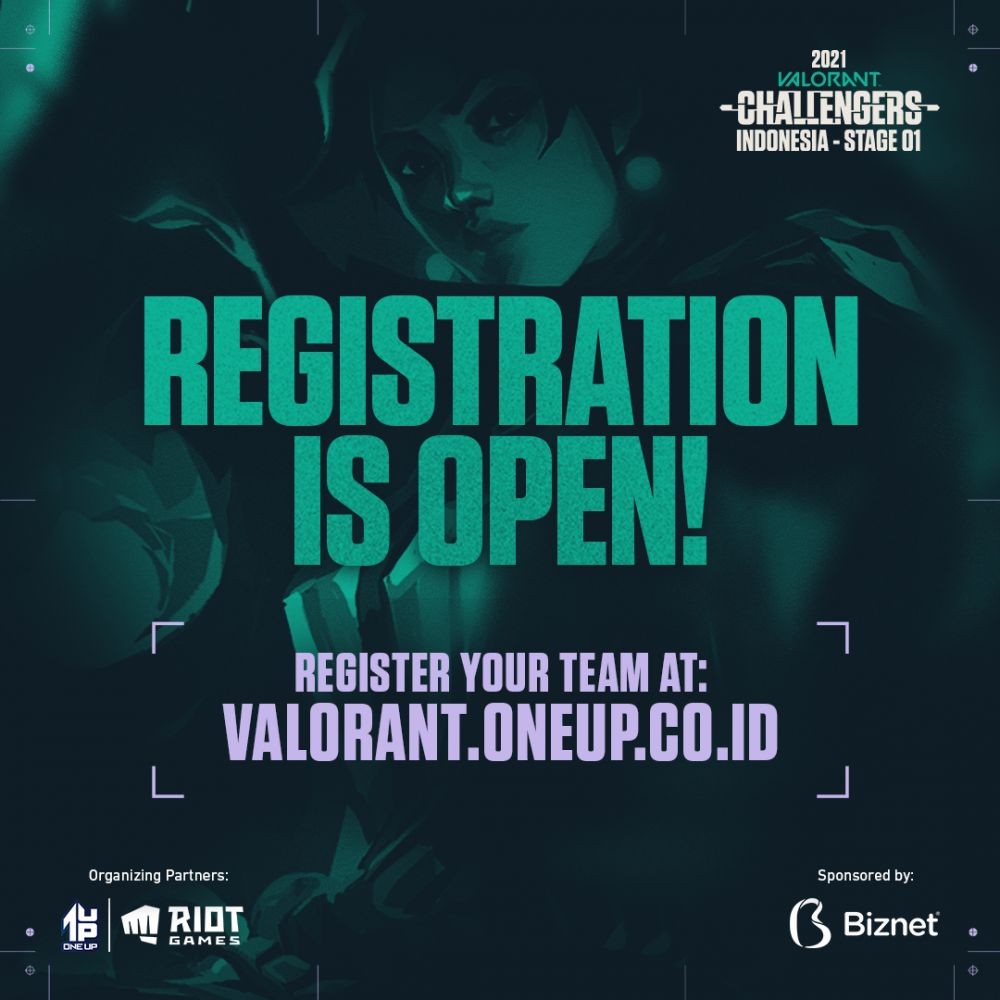 Registrasi Turnamen Valorant Challengers Indonesia - Stage 01 Dibuka!