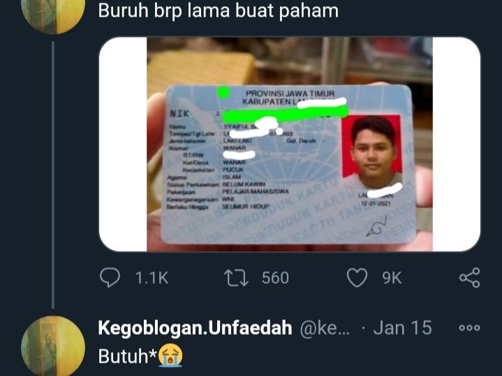 Ada Foto e-KTP Bertandatangan Lambang Desa Konoha! Ini Klarifikasinya!