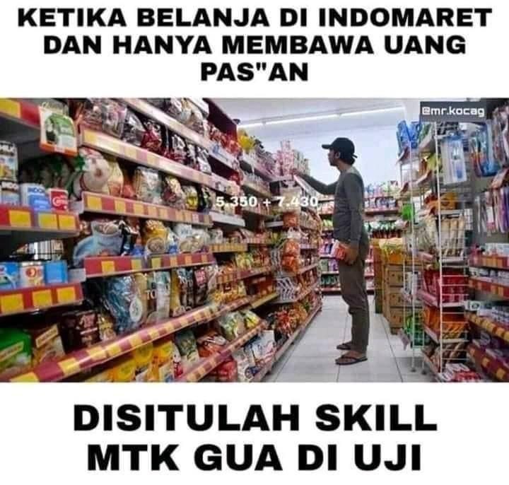 Drama Banget! Ini 10 Meme Warganet Belanja di Mini Market