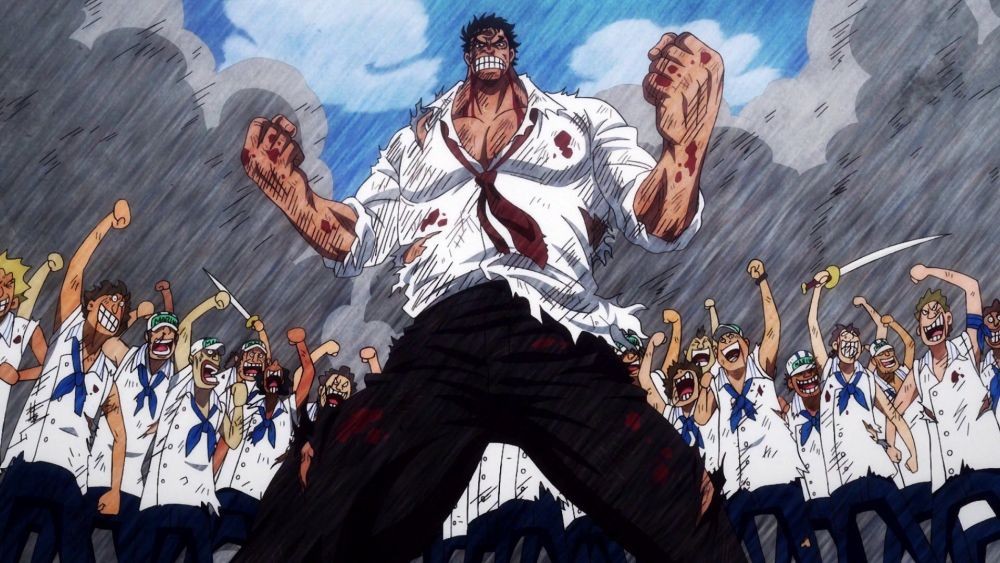 9 Angkatan Laut Terhebat One Piece yang Gak Makan Buah Iblis